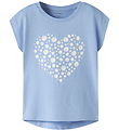 Name It T-shirt - NmfVigea - Serenity/Flower Heart