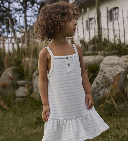 Lil Atelier Kjole - NmfGeo - Coconut Milk/Plien Air