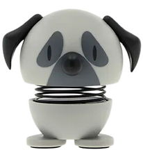 Hoptimist Pug Hund - XS - 4,8 cm - Grå
