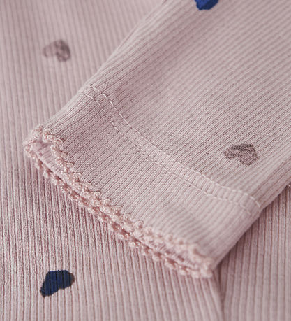 Name It Leggins - Noos - NbfNutti - Burnished Lilac/Hearts