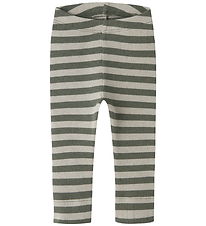 Name It Leggins - Noos - NbnBanio - Dusty Olive/Pure Cashmere