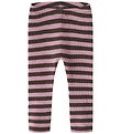 Name It Leggins - Noos - NbnBanio - French Roast/Lilas