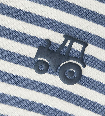 Name It Bluse - Noos - Slim - NmmVilly - Vintage Indigo/Tractor