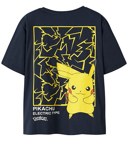 Name It T-shirt - Noos - NkmJyk - Navy Blazer/Pokemon