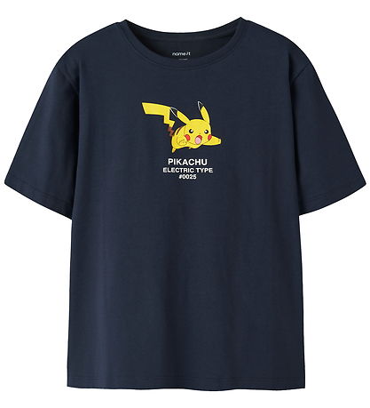 Name It T-shirt - Noos - NkmJyk - Navy Blazer/Pokemon