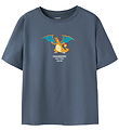 Name It T-shirt - Noos - NkmJyk - Vintage Indigo/Pokemon