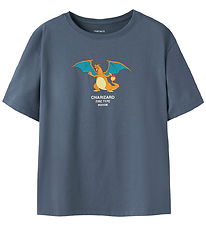 Name It T-shirt - Noos - NkmJyk - Vintage Indigo/Pokemon