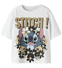 Name It T-shirt - Noos - NkfJyna - Stitch - Bright White