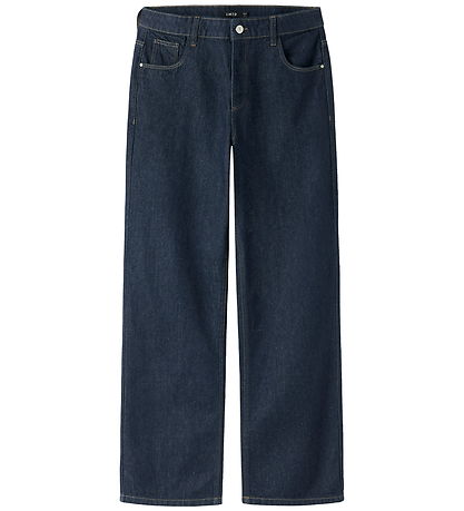 LMTD Jeans - Loose - Noos - NlmBirm - Dark Blue Denim/Unwasch