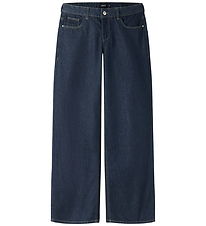 LMTD Jeans - Wide - Noos - NlfBirm - Dark Blue Denim/Unwasch