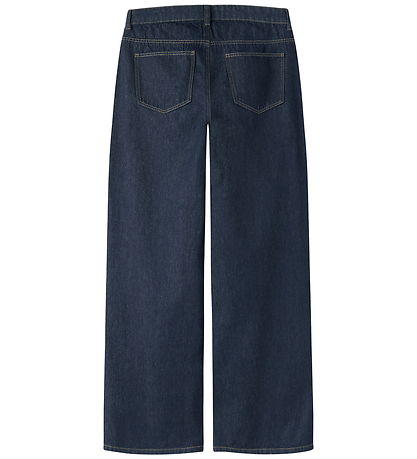 LMTD Jeans - Wide - Noos - NlfBirm - Dark Blue Denim/Unwasch