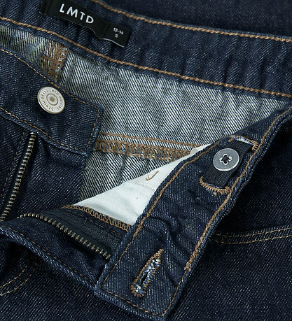 LMTD Jeans - Wide - Noos - NlfBirm - Dark Blue Denim/Unwasch