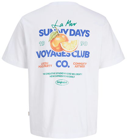 Jack & Jones T-shirt - JorRiviera - Bright White