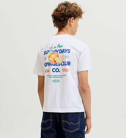 Jack & Jones T-shirt - JorRiviera - Bright White