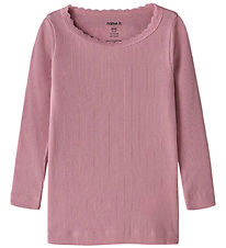 Name It T-shirt - Rib - Noos - NmfKab - Lilas