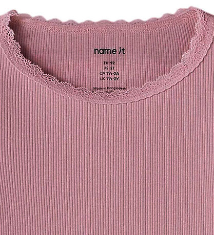 Name It T-shirt - Rib - Noos - NmfKab - Lilas