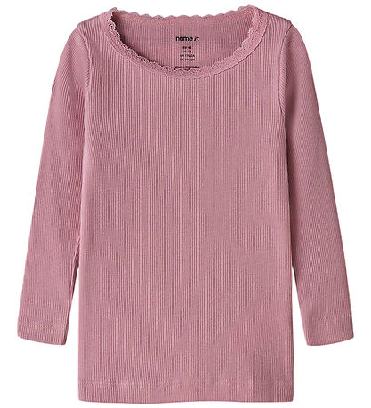 Name It T-shirt - Rib - Noos - NmfKab - Lilas