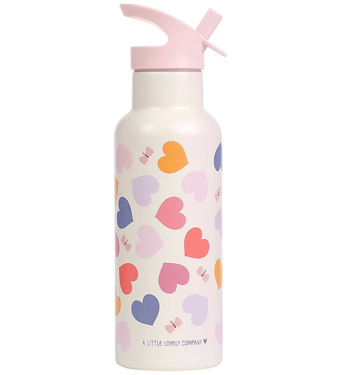 A Little Lovely Company Termoflaske - 500 ml - Hearts