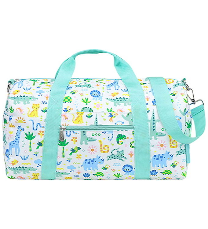 A Little Lovely Company Jungle - Weekendtaske - Unisex - 26 L - Hvid/Turkis