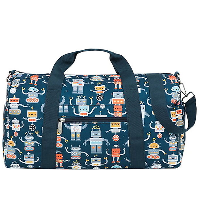 A Little Lovely Company Robots - Weekendtaske - 26L - blå
