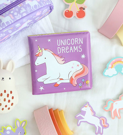 A Little Lovely Company Badebog - Farveskiftende - Unicorn Dream