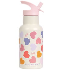 A Little Lovely Company Termoflaske - 350 ml - Hearts