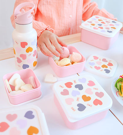 A Little Lovely Company Termoflaske - 350 ml - Hearts