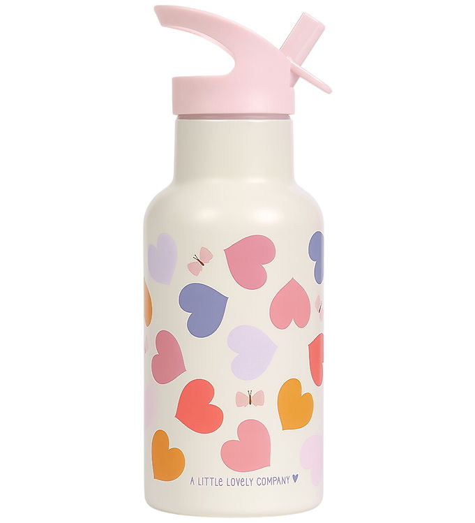 A Little Lovely Company Termoflaske - 350 ml - Hearts