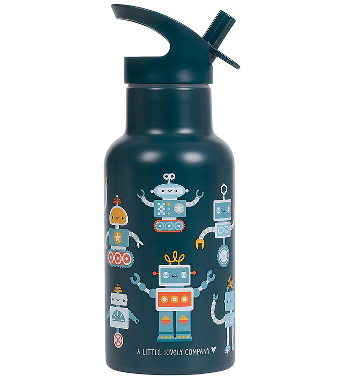A Little Lovely Company Termoflaske - 350 ml - Robots