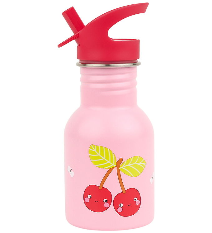 A Little Lovely Company Termoflaske - 350 ml - Happy Cherries