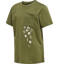 Hummel T-shirt - hmlMarcel - Capulet Olive Hummel T-shirt - hmlMarcel - Capulet Olive