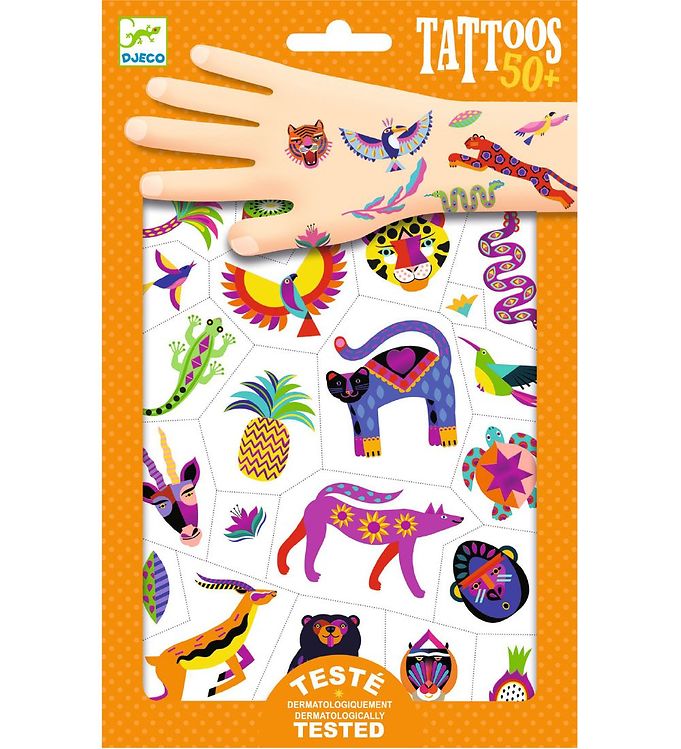 Djeco Tatoveringer - 50+ - Wild Beauty