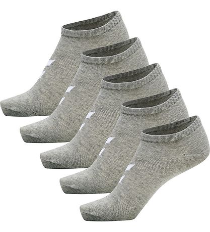 Hummel Ankelstrømper - 5-pak - hmlMatch Me - Gråmeleret Hummel Ankelstrømper - 5-pak - hmlMatch Me - Gråmeleret