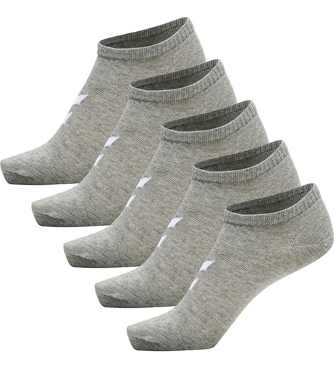 Hummel Ankelstrømper - 5-pak - hmlMatch Me - Gråmeleret