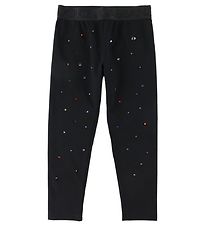 Dolce & Gabbana Leggings - Light Therapy - Black w. Rhinestone Dolce & Gabbana Leggings - Light Therapy - Black w. Rhinestone