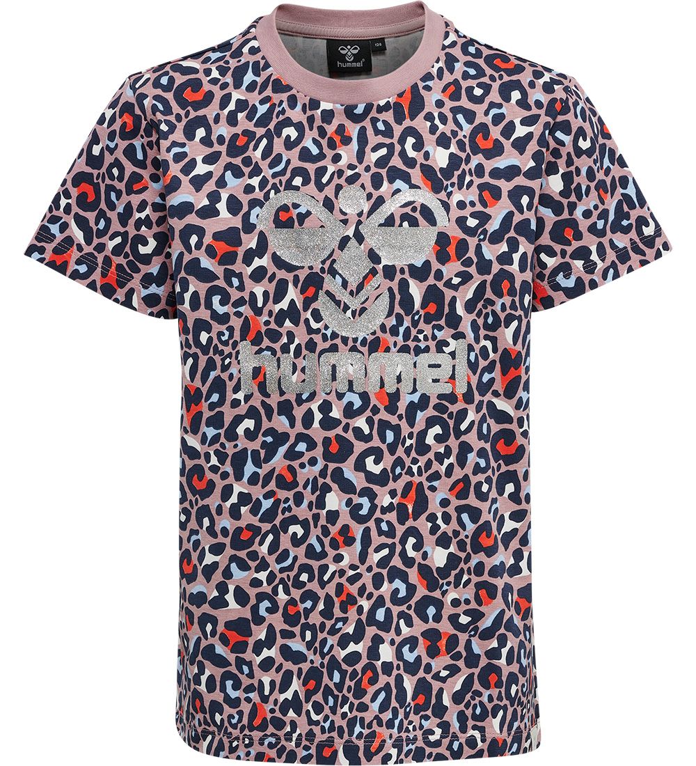 Hummel T-Shirt - hmlLeo - Holzrose - Hummel - 4 Jahre (104) - T-Shirts