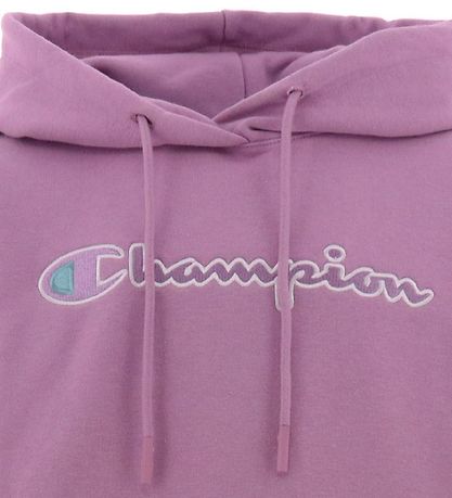 Champion Fashion Hættetrøje - Lilla m. Logo Champion Fashion Hættetrøje - Lilla m. Logo