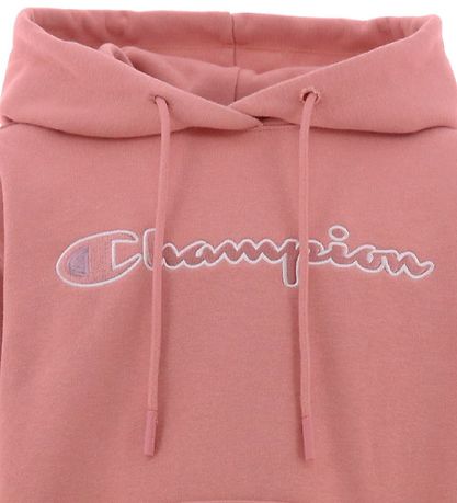 Champion Fashion Hættetrøje - Rosa m. Logo Champion Fashion Hættetrøje - Rosa m. Logo