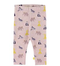 Smallstuff Leggings - Zoo Garden - Rose Smallstuff Leggings - Zoo Garden - Rose