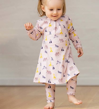 Smallstuff Leggings - Zoo Garden - Rose Smallstuff Leggings - Zoo Garden - Rose
