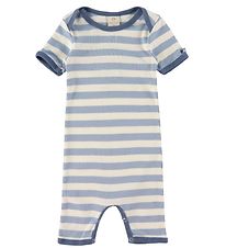 Smallstuff Sommerdragt - Striped - Denim/White Smallstuff Sommerdragt - Striped - Denim/White