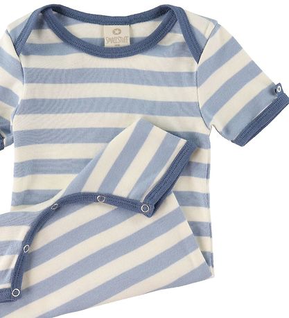 Smallstuff Sommerdragt - Striped - Denim/White Smallstuff Sommerdragt - Striped - Denim/White