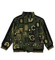 Dolce & Gabbana Cardigan - Reborn To Live - Armygrøn m. Print Dolce & Gabbana Cardigan - Reborn To Live - Armygrøn m. Print