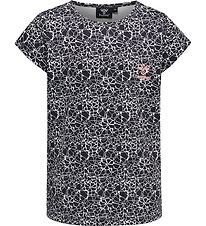 Hummel T-shirt - hmlNanna - Sort/Hvid Hummel T-shirt - hmlNanna - Sort/Hvid