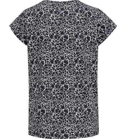 Hummel T-shirt - hmlNanna - Sort/Hvid