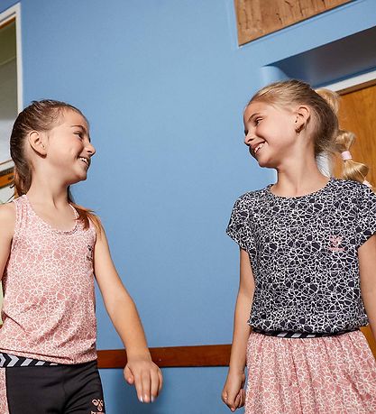 Hummel T-shirt - hmlNanna - Sort/Hvid