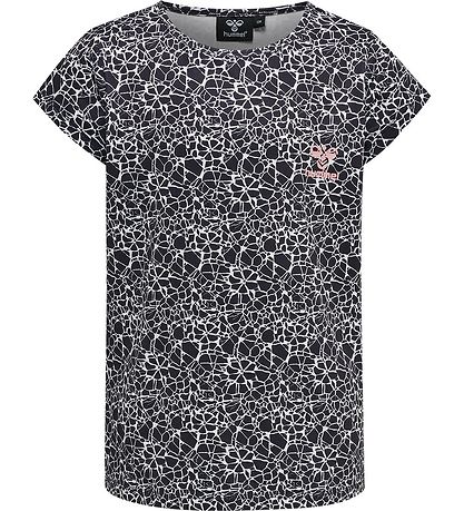 Hummel T-shirt - hmlNanna - Sort/Hvid Hummel T-shirt - hmlNanna - Sort/Hvid