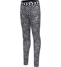 Hummel Leggings - hmlMimmi - Sort/Hvid Hummel Leggings - hmlMimmi - Sort/Hvid