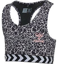 Hummel Sports Top - hmlMimmi - Sort/Hvid Hummel Sports Top - hmlMimmi - Sort/Hvid