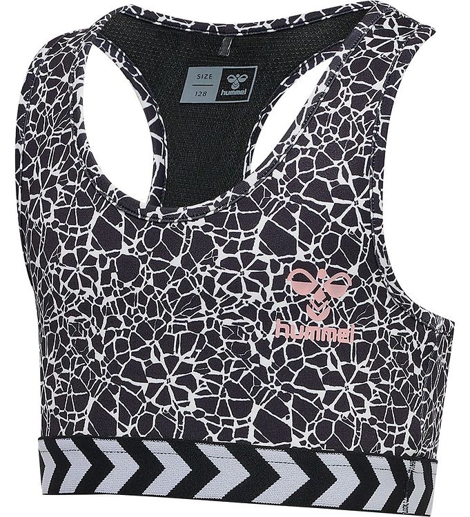 Hummel Sports Top - hmlMimmi - Sort/Hvid